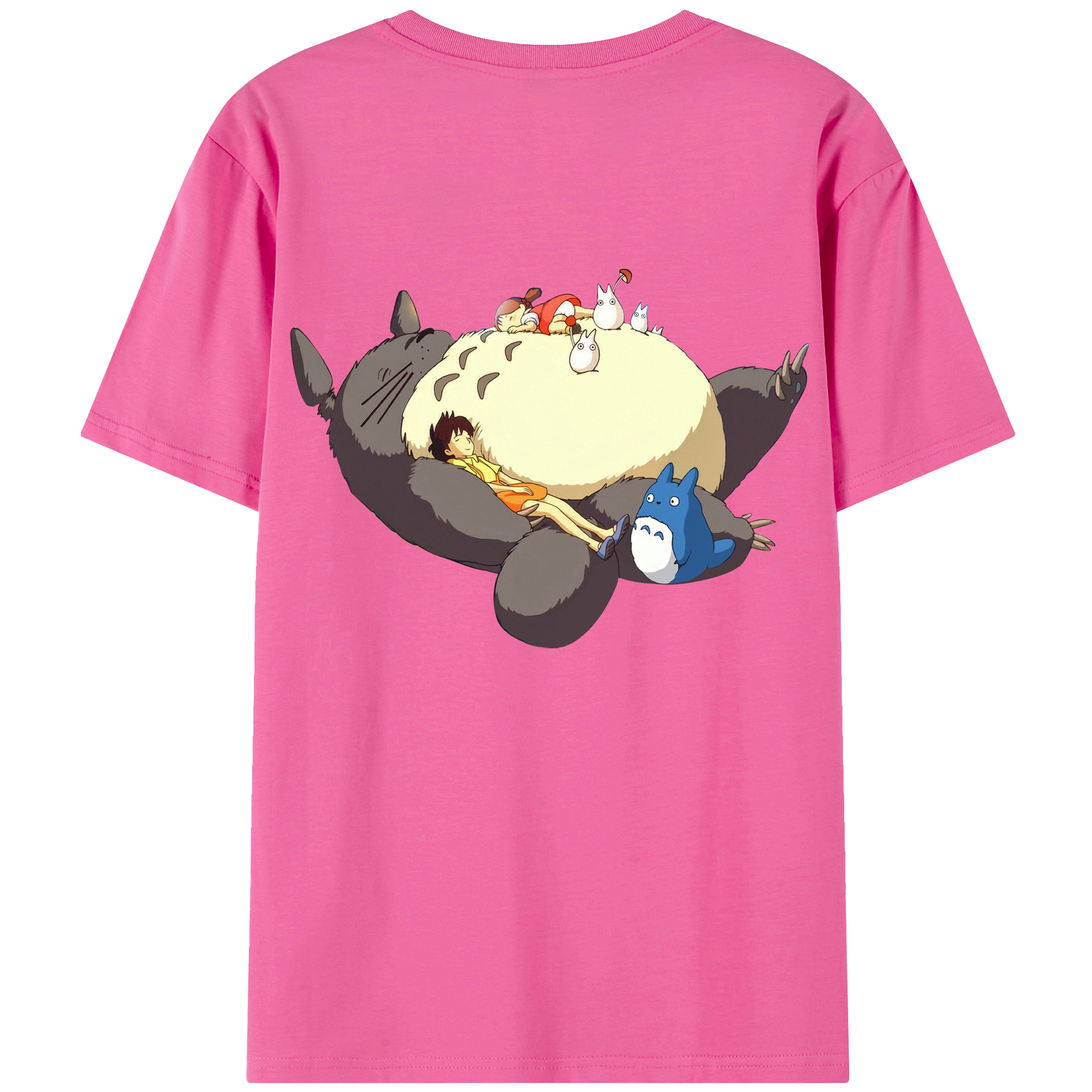 （画像用） となりのトトロ 草壁メイ 草壁サツキ My Neighbor Totoro Satsuki Kusakabe Mei Kusakabe レディース半袖Tシャツ(バックプリント)